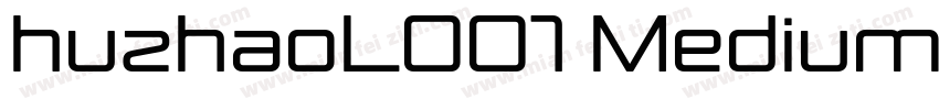 huzhaoL001 Medium字体转换